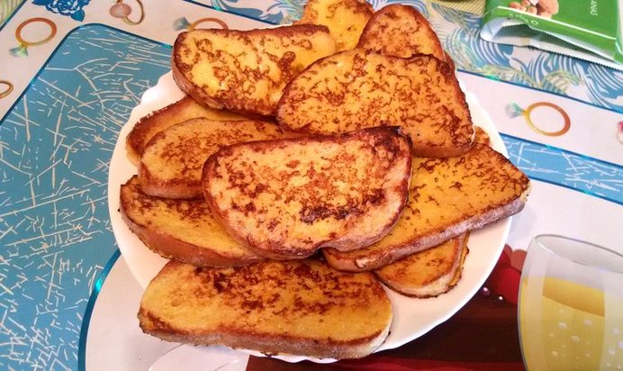 Гренки сладкие