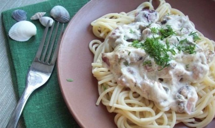 Морской коктейль со сливками