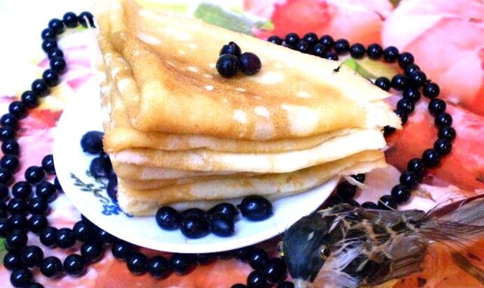 Апельсиновые блинчики