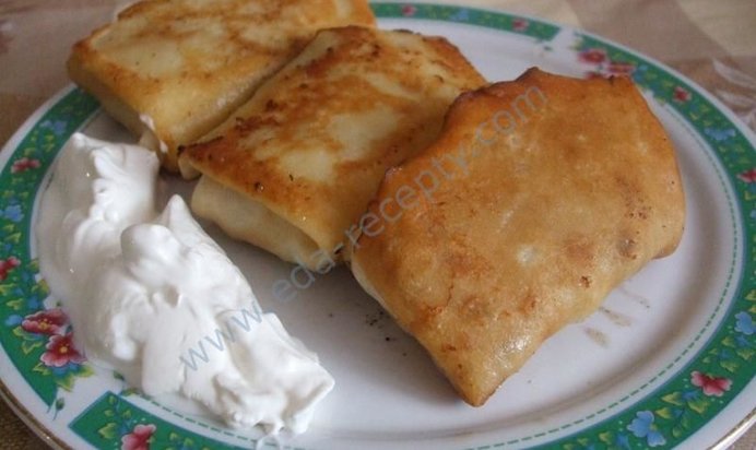 Тонкие блины с начинкой