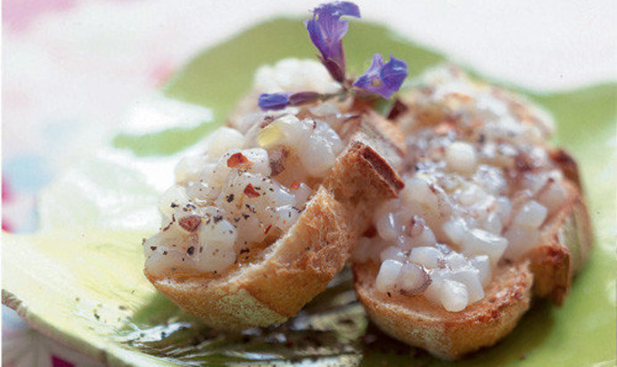 Бутерброд с каракатицами