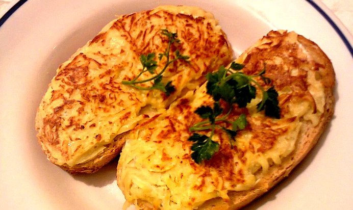 Горячие бутерброды с картофелем