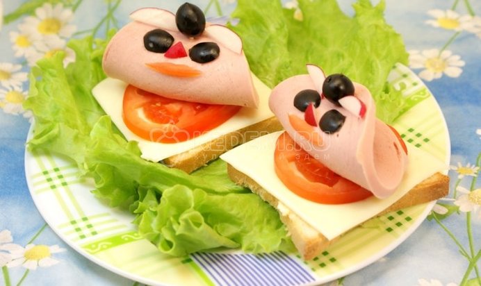 Бутерброды «Кораблики»