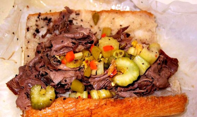 Итальянский бутерброд с говядиной