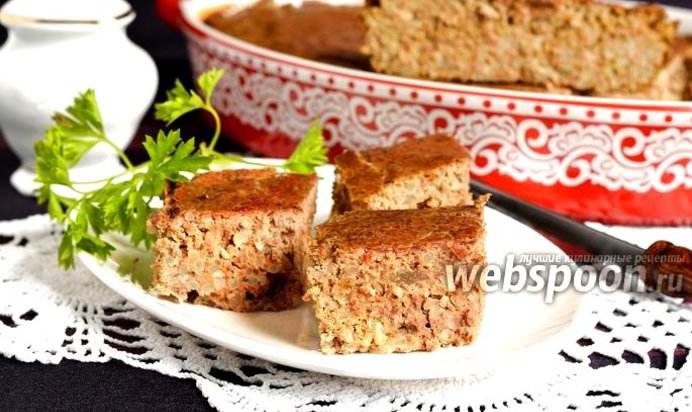 Запеканка из риса с куриной печенью