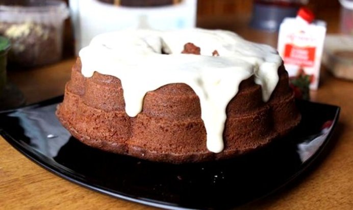 Лимонный кекс с ванилью