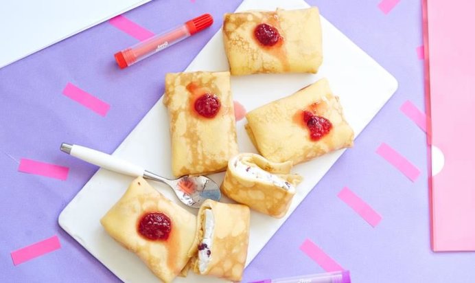 Быстрые блинчики с рикоттой