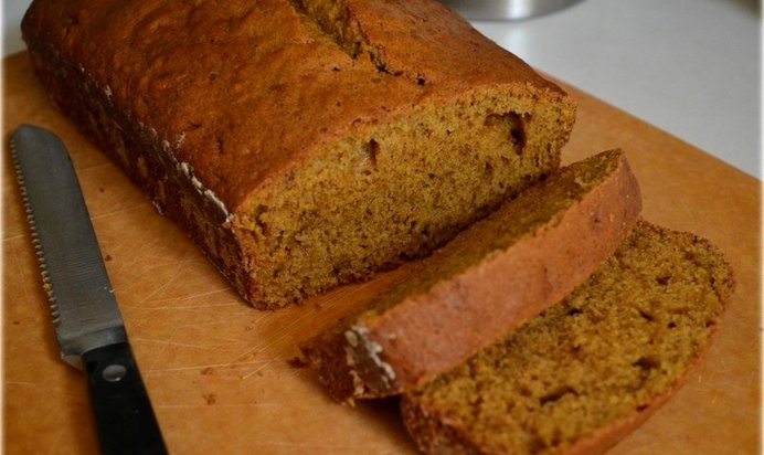 Безглютеновый тыквенный хлеб