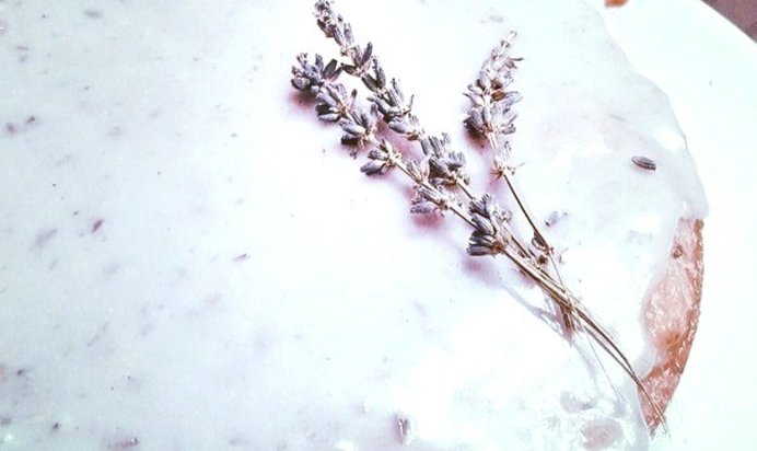 Лавандовый кекс