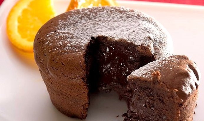 Кексики с шоколадом внутри