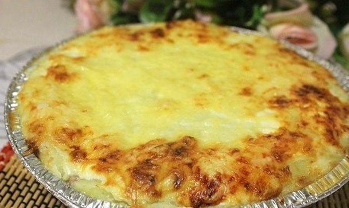 Картофельная запеканка со свининой