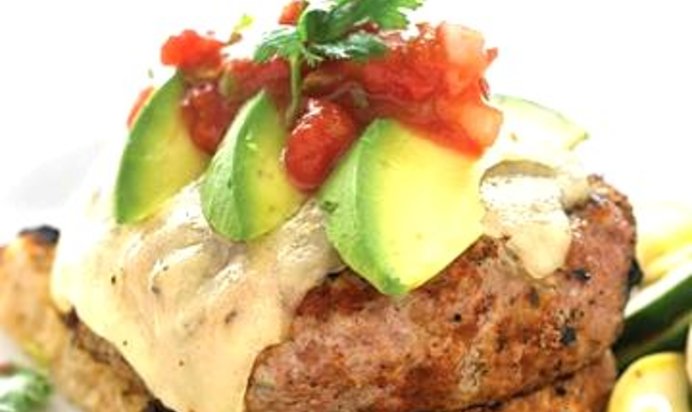 Бургеры с индейкой и цуккини