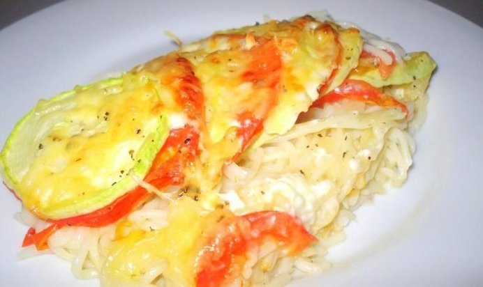 Запеканка из макарон с сыром в духовке