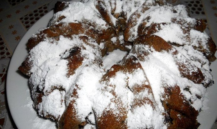 Кекс из черствого хлеба