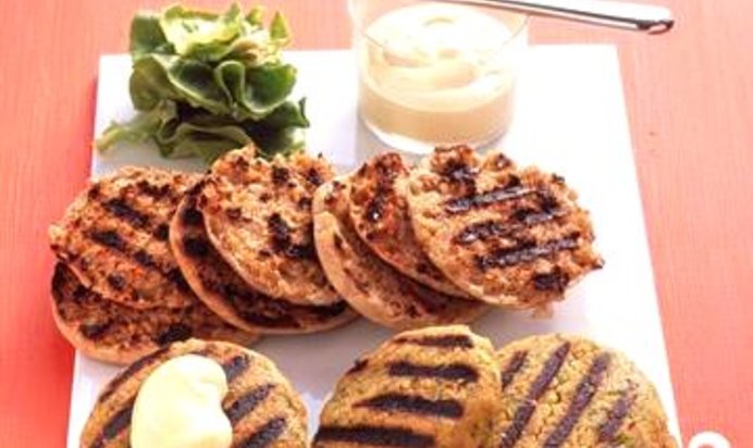 Бургер с бараньим горохом