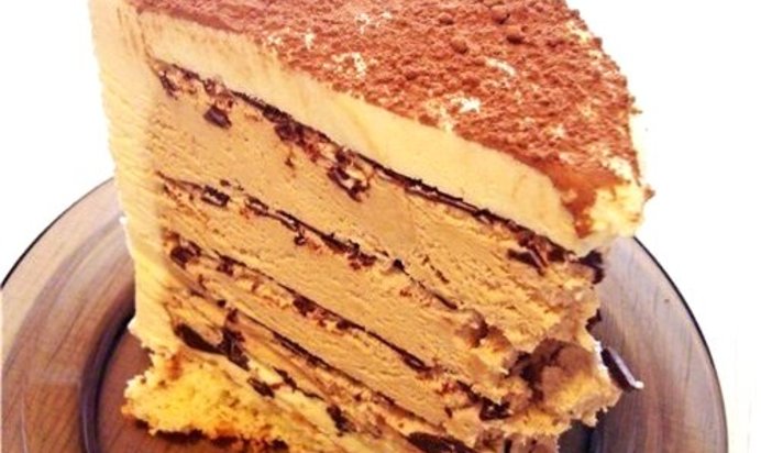 Кофейный торт с шоколадом