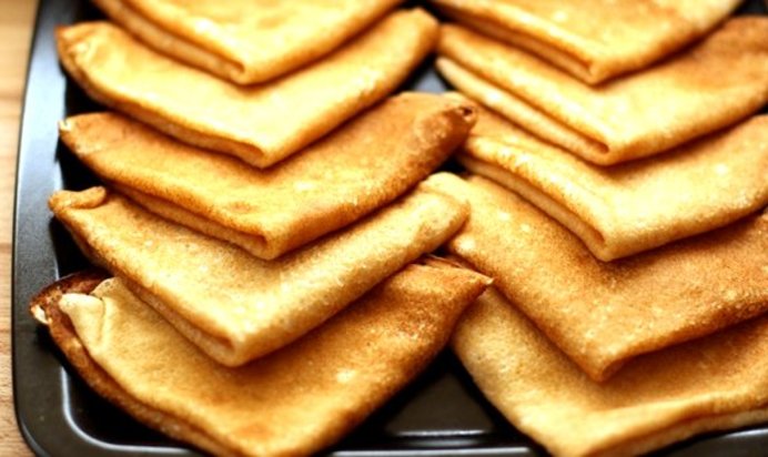 Блинчики на кислом кефире