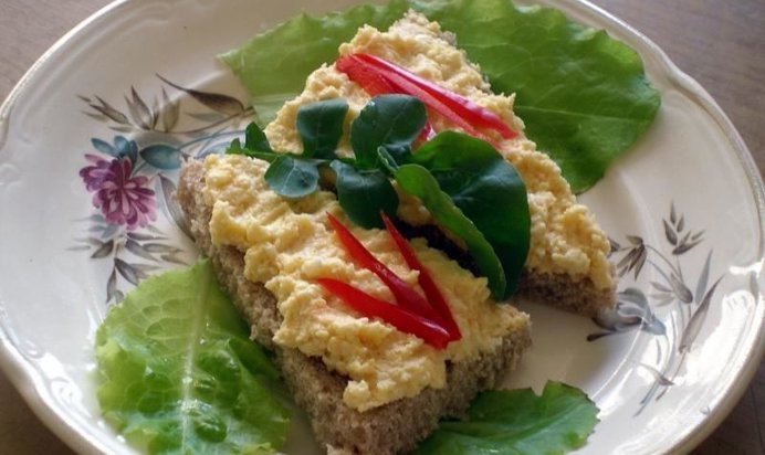 Бутерброды с черным хлебом на день рождения