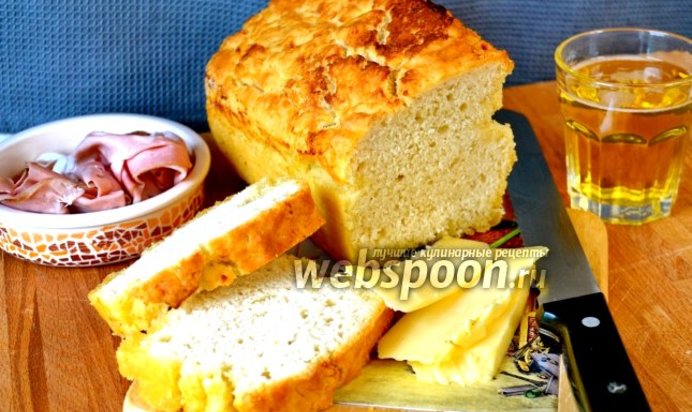 Хлеб на пиве со сливочным маслом