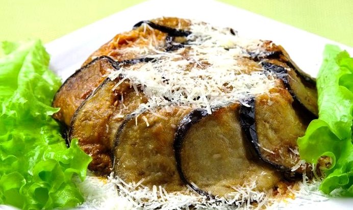 Запеканка из баклажанов