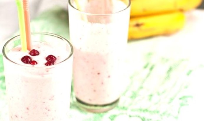 Клубничный коктейль