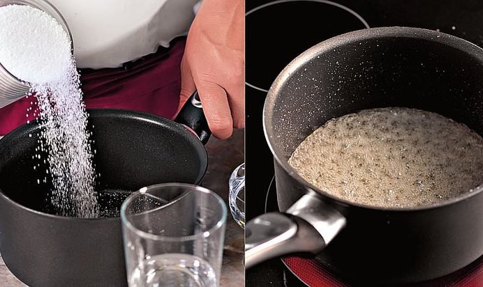Сахарный сироп и карамель