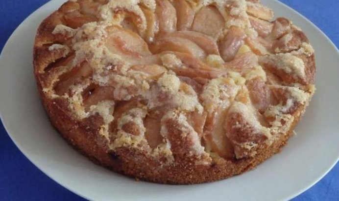 Персиковая шарлотка из моего детства