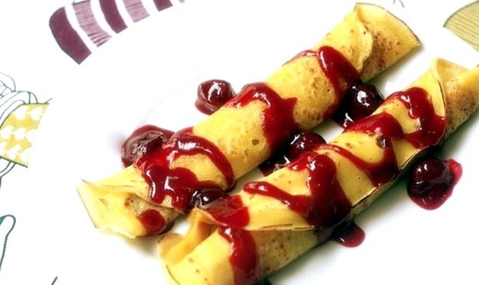 Постные блины на минеральной воде