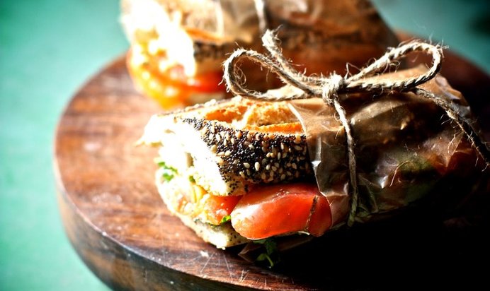 Сэндвичи с помидорами