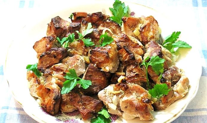 Очень вкусный шашлык из свинины