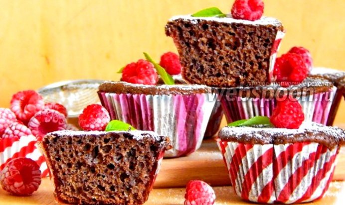 Черёмуховые маффины