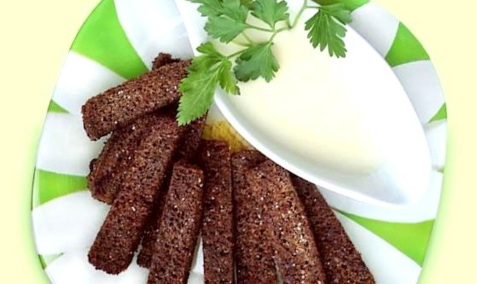 Гренки бородинские