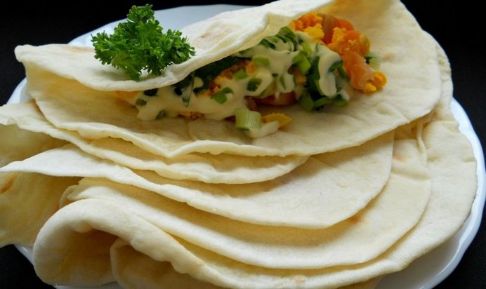 Лаваш на сковороде