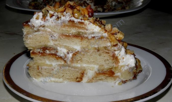 Холодный торт