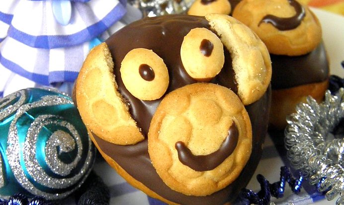 Кексы в виде обезьяны