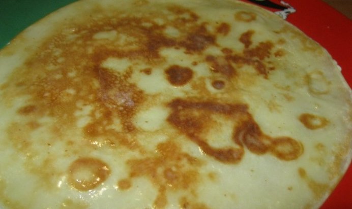 Сладкие ванильные блинчики