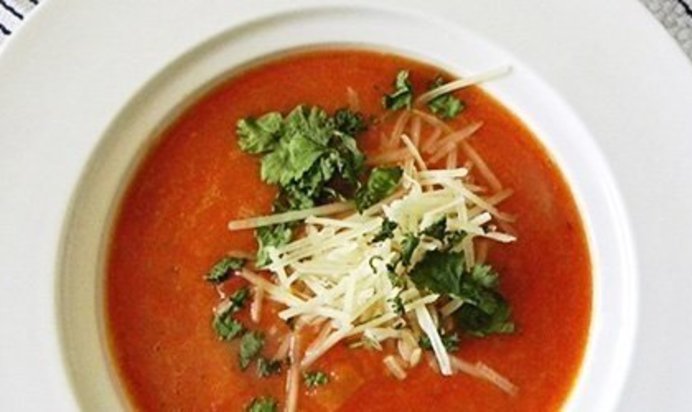 Куриный суп с гренками