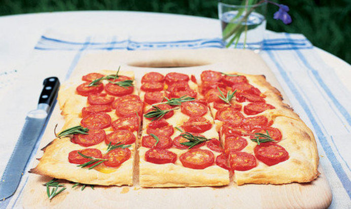 Помидорные хлебцы с розмарином