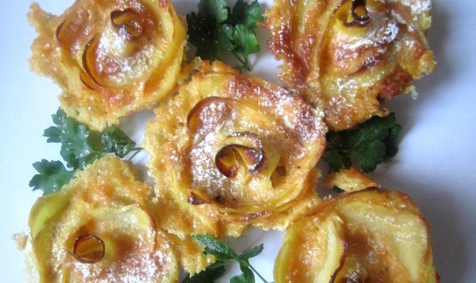 Картофельно-морковная запеканка Розы