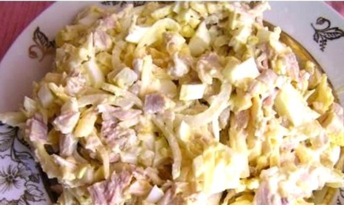 Салат Блондиночка