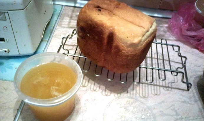 Медовый хлеб с изюмом в хлебопечке
