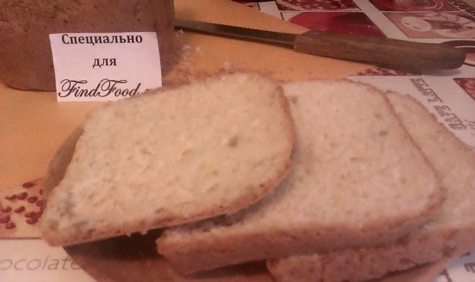 Белый хлеб с семечками в хлебопечке