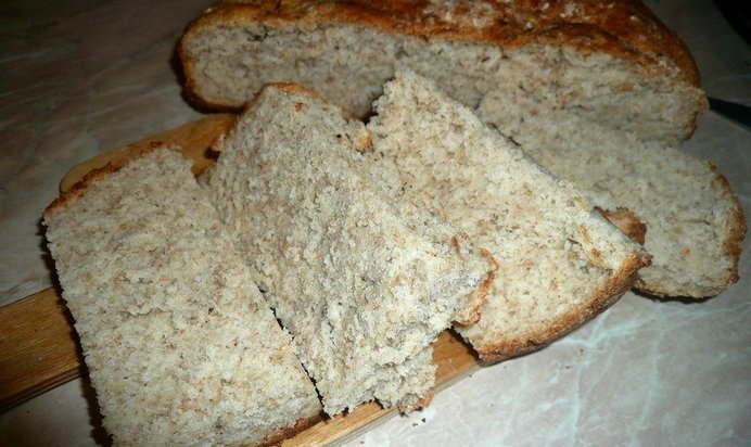 Пшенично-овсяный хлеб с тмином
