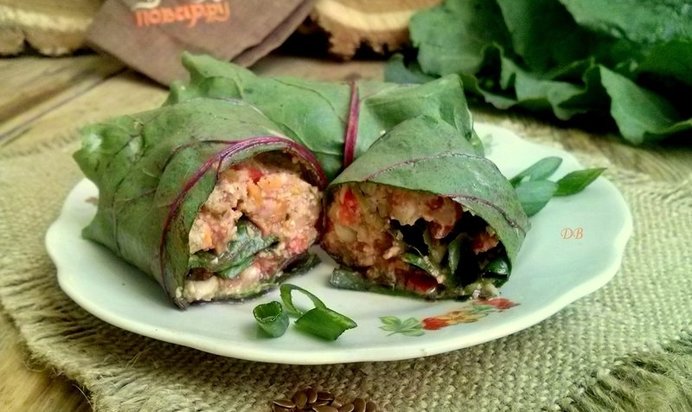 Сыроедческие голубцы