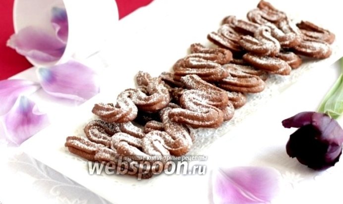 Шоколадное печенье «Сабле»
