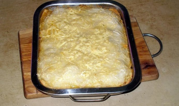 Лазанья простая с фаршем по-домашнему