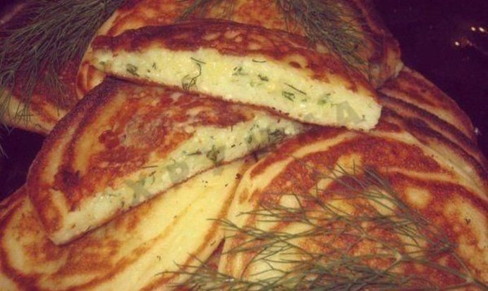 Оладьи в стиле хачапури