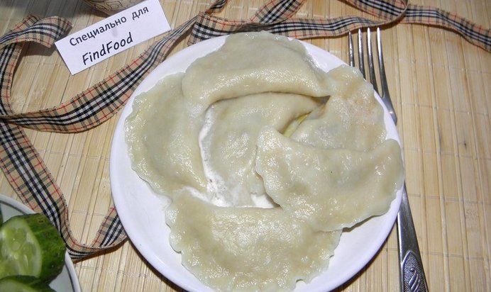 Вареники с картошкой и салом