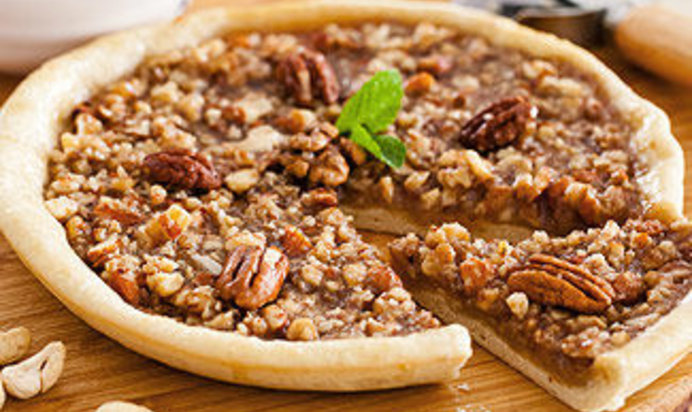 Пицца с орехами и медом в мультиварке