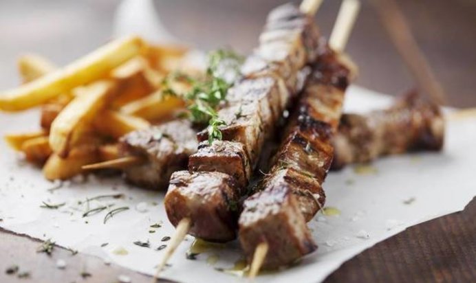 Шашлыки по-гречески